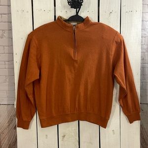 Peter Millar Pullover Jacket 100% Cotton Size XL